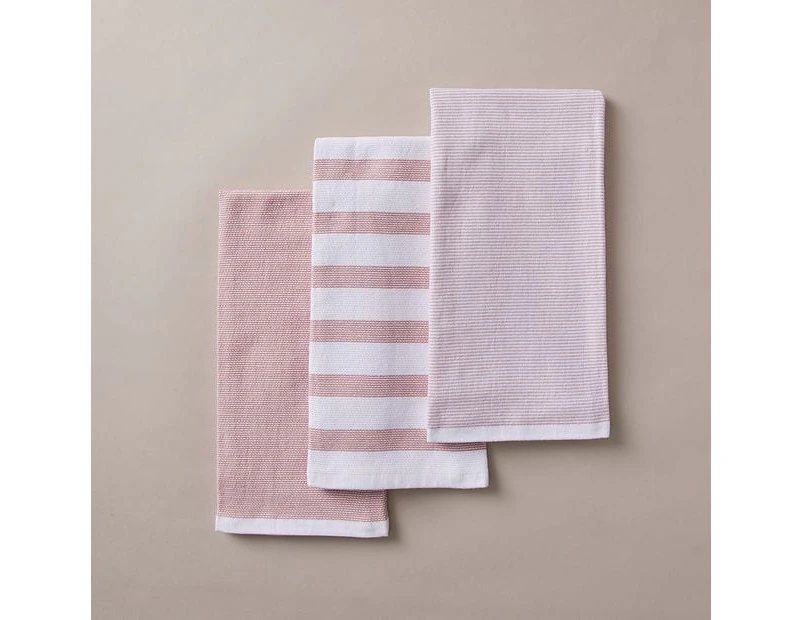 Target 3 Pack Absorbent Tea Towels - Pink