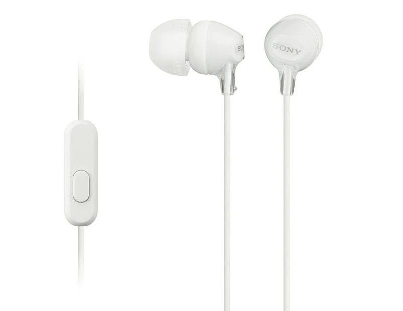 Sony In-Ear Headphones With Smartphone Control - White