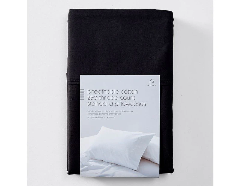 Target 2 Pack 250 Thread Count Cotton Standard Pillowcases
