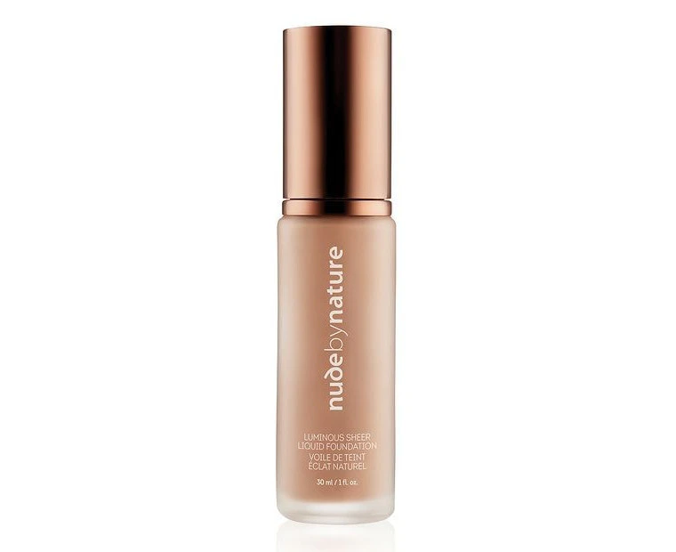 Nude by Nature Luminous Sheer Liquid Foundation N2 Warm Nude - 30mL