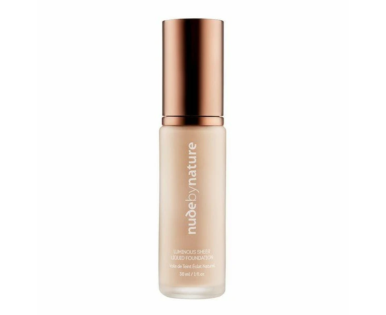 Nude By Nature Luminous Sheer Liquid Foundation Ivory 30ml