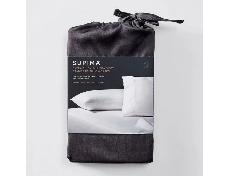 Target Supima 2 Pack 400 Thread Count Pillowcases - Grey