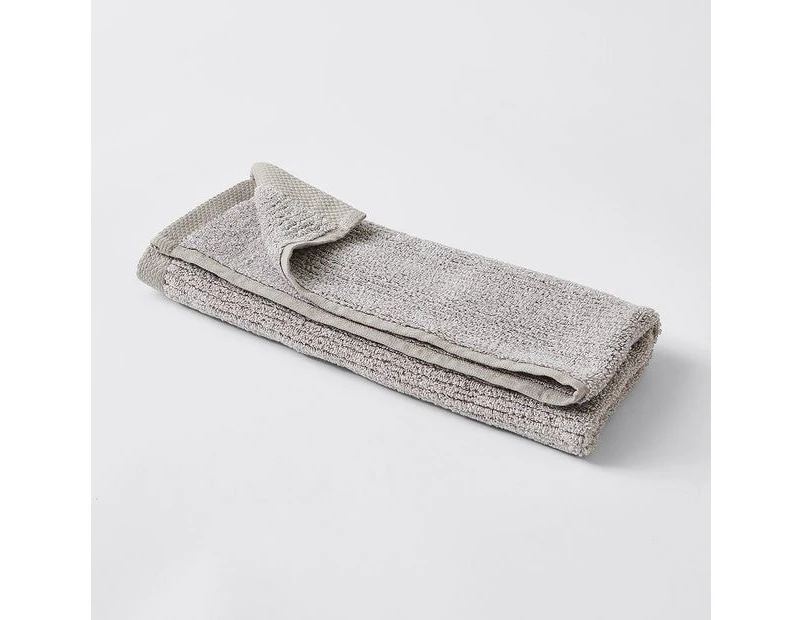 Target Classic Ribbed Hand Towel - Grey