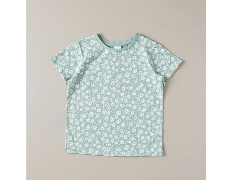 Target Print T-shirt - Blue