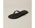 Target Womens Tyla Recycled Thongs - Black