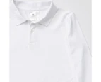Target Long Sleeve School Polos - White