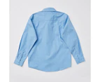 Target Long Sleeve School Shirt - Blue