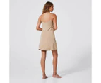 Target Modal Reversible Full Slip - Brown