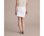 Target Classic Denim Skirt - White