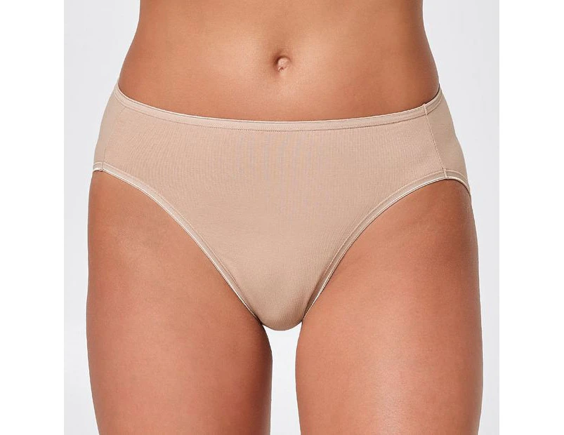 Target 2 Pack Everyday Cotton High Cut Briefs; Style: LHF83599 - Brown
