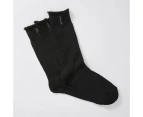 Explorer 3 Pack Original Wool Blend Socks - Black