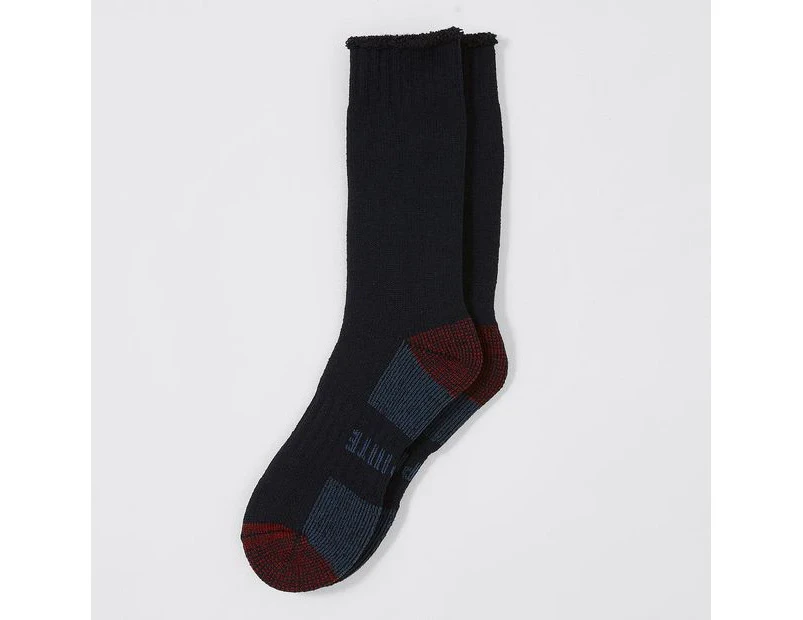 Graphite 2 Pack Wool Blend Outdoor Socks - Blue