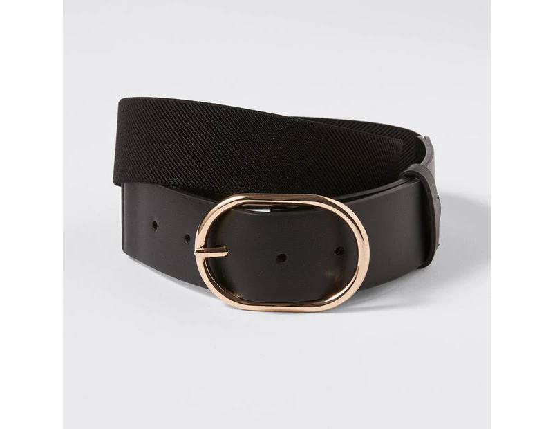 Target Elastic Waist Belt - Black