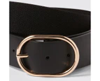 Target Elastic Waist Belt - Black