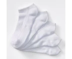 Maxx 5 Pack Low Cut Sport Socks - White