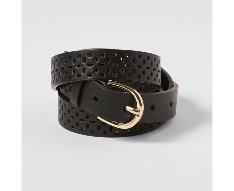 Target Perforated Belt - Black