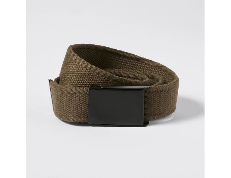 Target Mens Plate Buckle Belt - Green