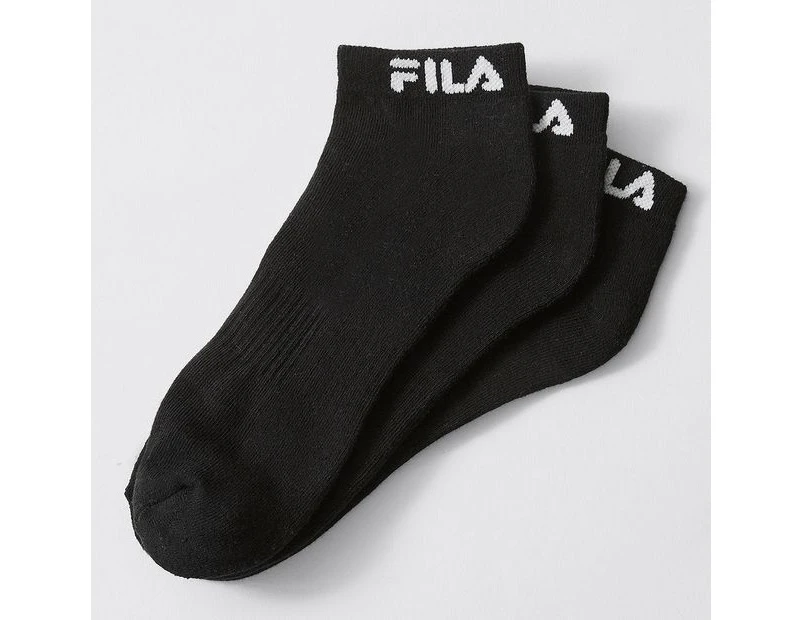 Fila 3 Pack Sports Socks - Black