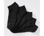 Maxx 5 Pack Low Cut Sport Socks - Black