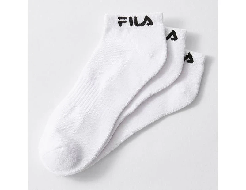 Fila 3 Pack Sports Socks - White