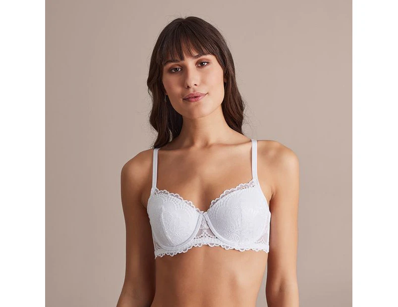 Target Lace Soft Cup Underwire Bra - Neutral