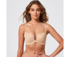 Target Plunge Wirefree Push Up Bra; Style: TLWFP070 - Brown