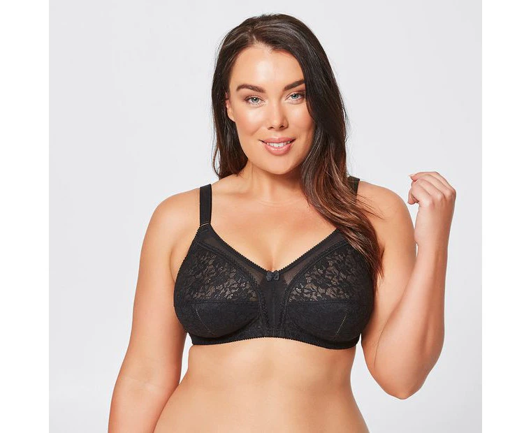 Target Fuller Figure Firm Support Wirefree Bra - Black