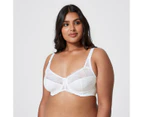 Target Fuller Figure Embroidered Lace Underwire Bra - White