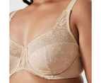 Target Fuller Figure Embroidered Lace Underwire Bra - Brown