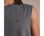 Commons Garment Dyed Tank Top - Black