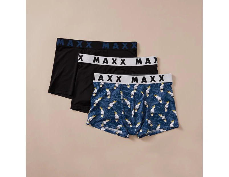 Maxx 3 Pack Microfibre Trunks - Blue