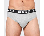 Maxx 5 Pack Hipster Briefs - Grey