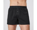 Maxx 3 Pack Knit Boxers - Black