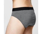 Maxx 5 Pack Hipster Brief - Grey
