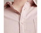 Target Garment Dye Long Sleeve Casual Shirt - Pink