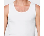 Maxx Athletic Singlet - White