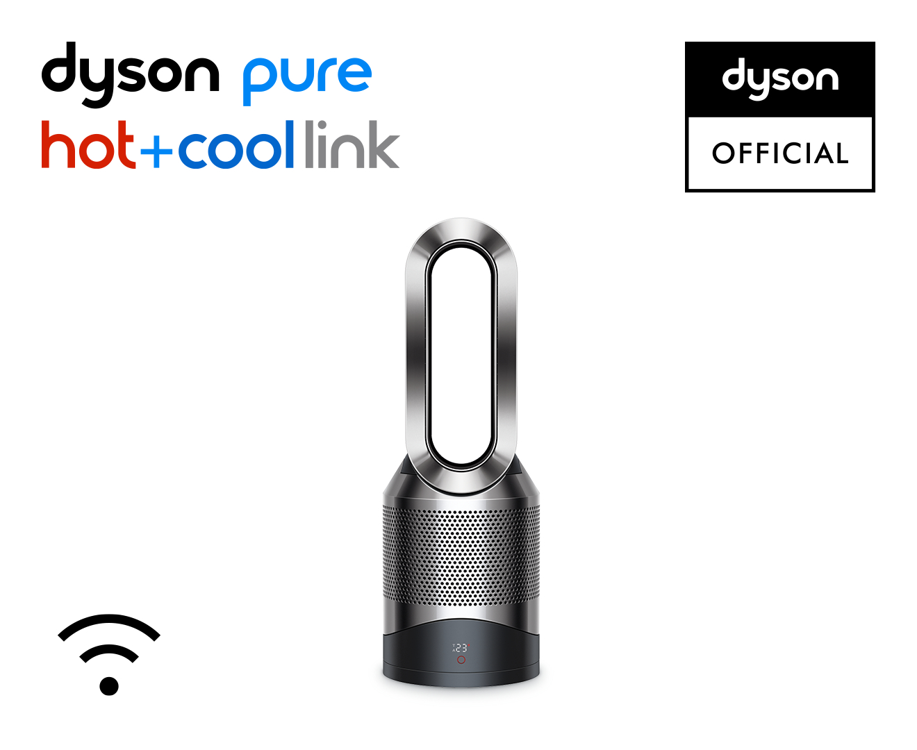 Dyson HP03 Pure Hot+Cool Link Purifying Fan Heater - Black/Nickel 