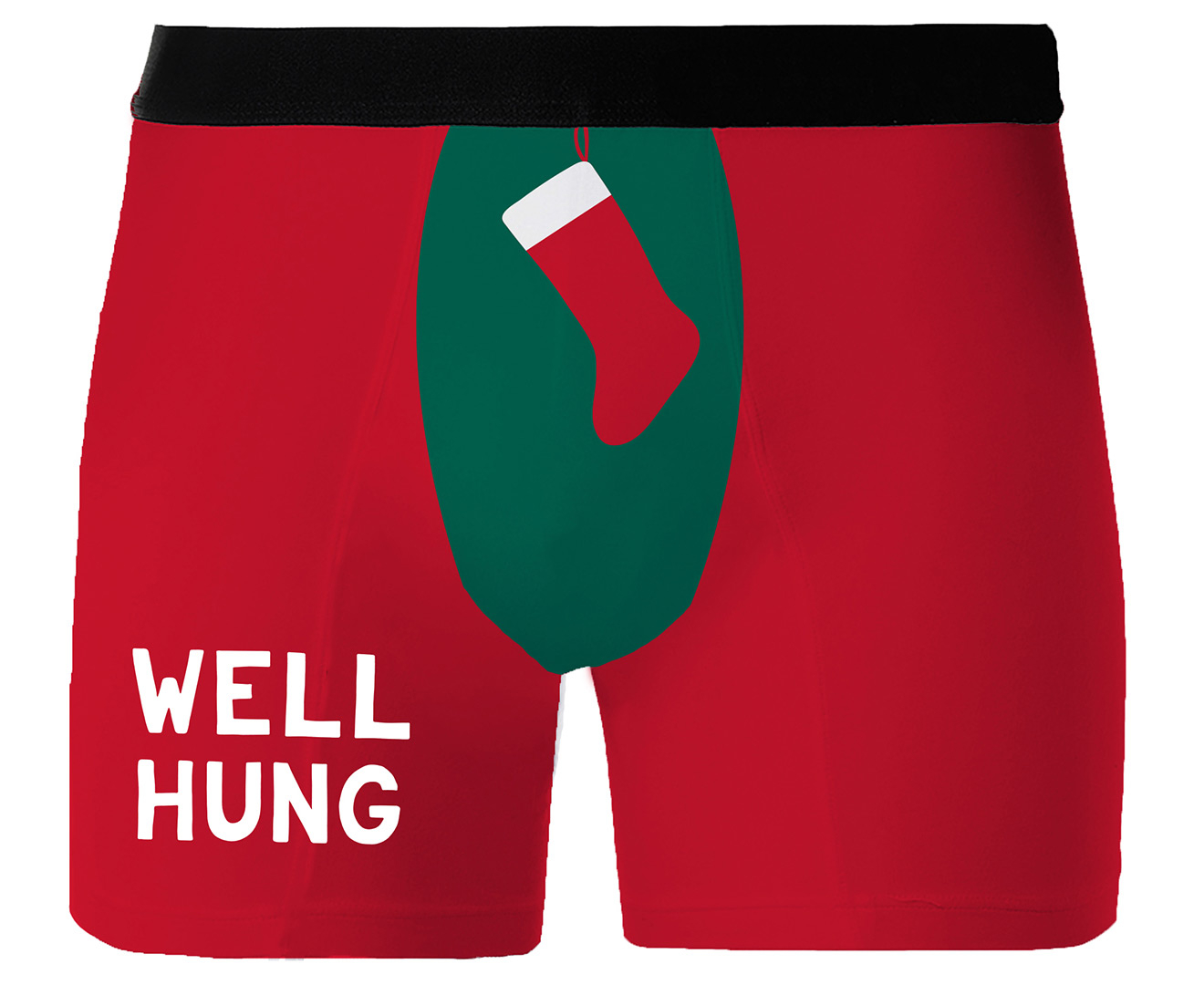 FIL Men's Novelty Christmas Boxers - Well Hung