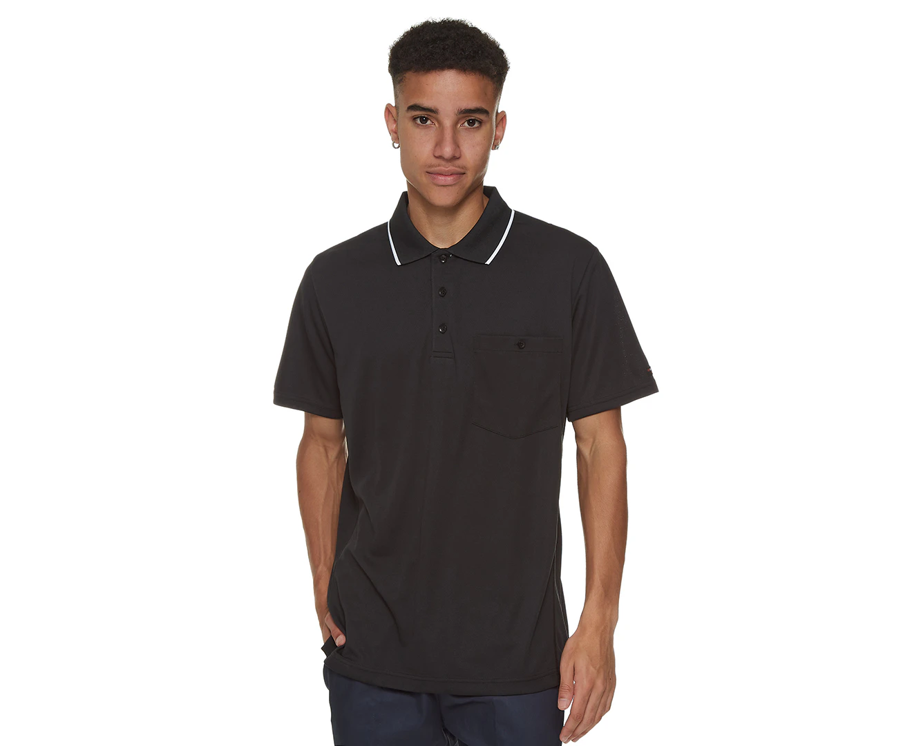 KingGee Men's Workcool Hyperfreeze Short Sleeve Polo - Black