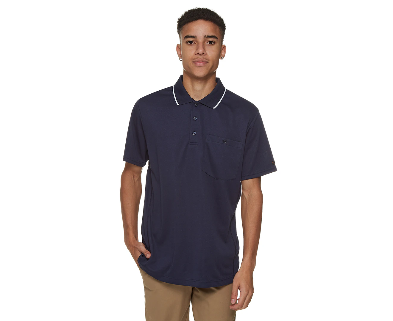 KingGee Men's Workcool Hyperfreeze Short Sleeve Polo - Navy