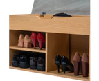 Foret Shoe Cabinet Seat Stool Storage Bench Box Rack Organiser Cupboard Shelf