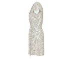 All About Eve Women's Keepsake Wrap Dress - White/Blue Floral Print