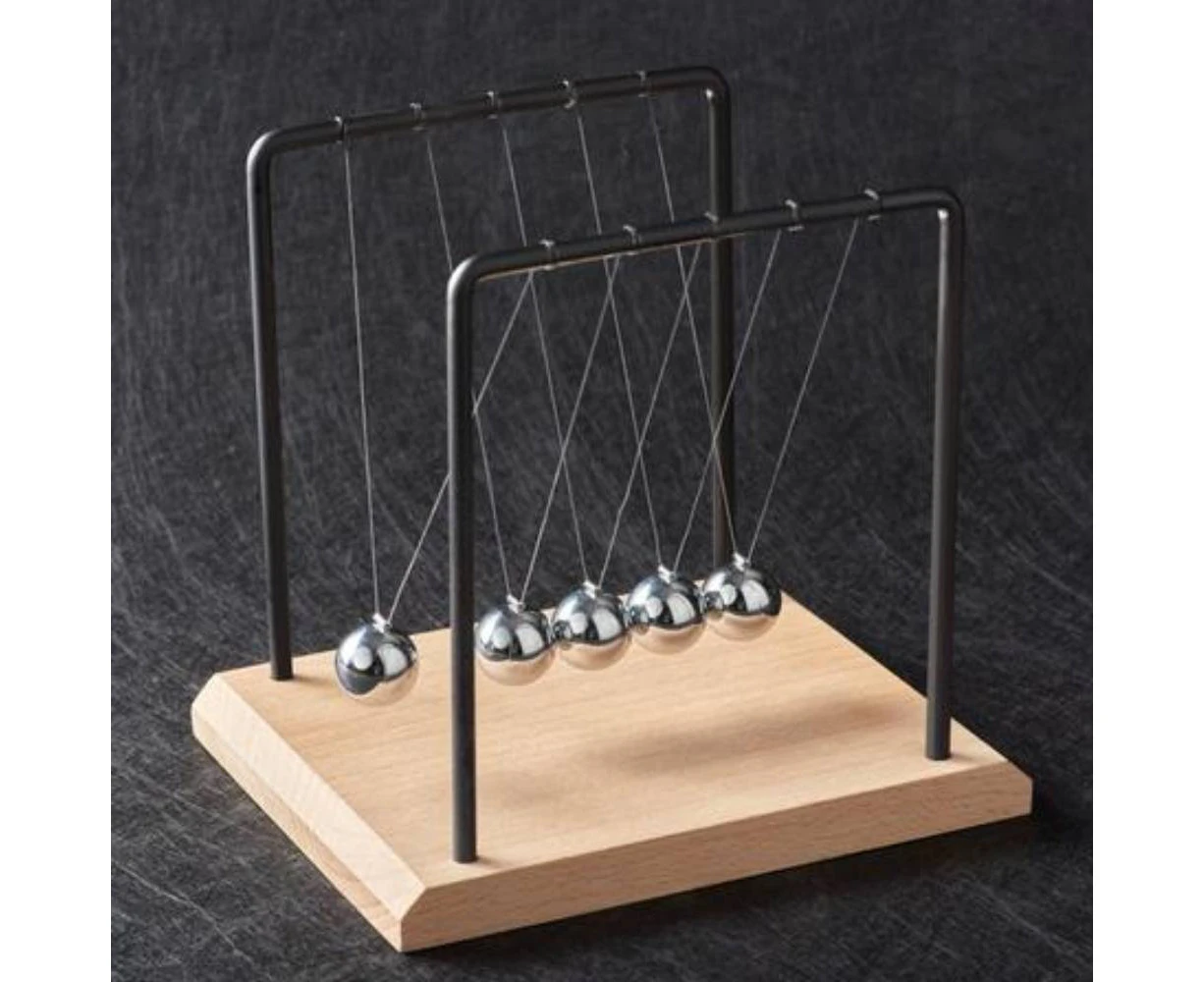 Geek Culture Newton's Cradle Balls Science Toy Home/Office Desk Accessory 18cm