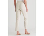 W.Lane Linen Full Length Pants - Womens - Sand Xdye