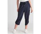 Rockmans Crop Viscose Pants