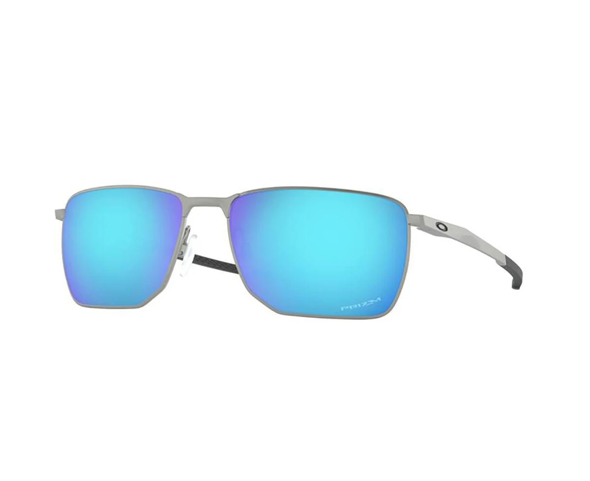 Oakley Sunglasses Ejector OO4142-04 Satin Chrome Prizm Sapphire