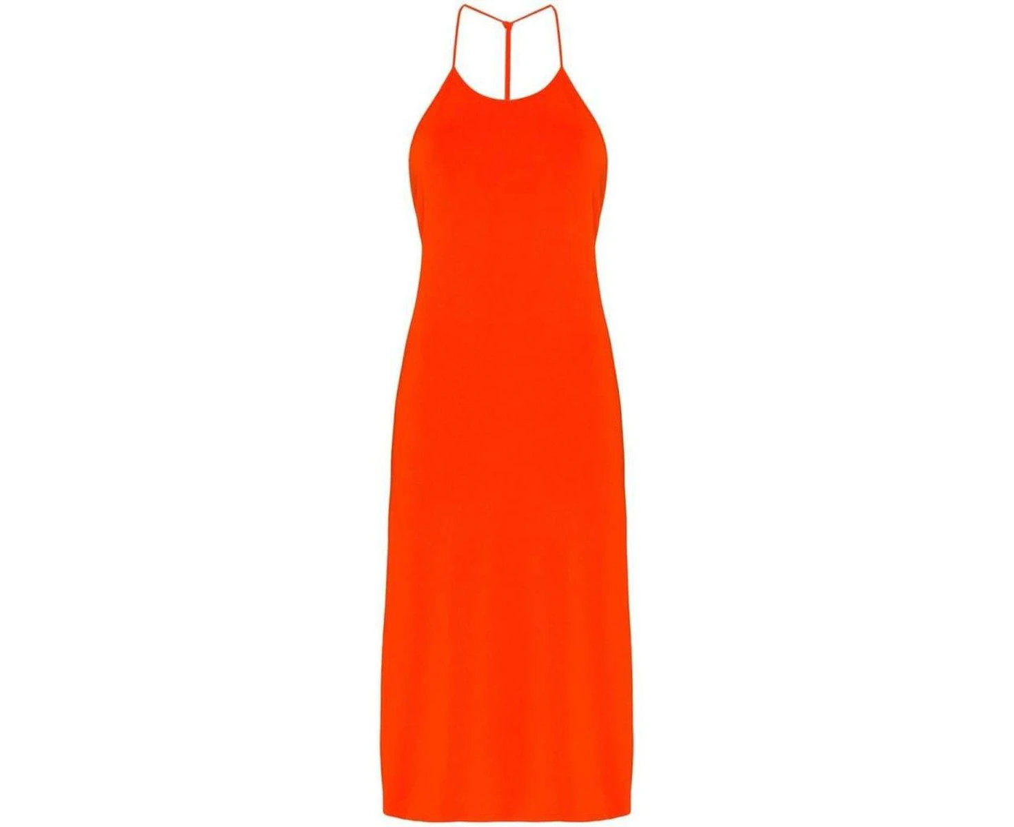 Bottega Veneta Knotted Strap Midi Dress