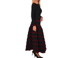 Alaia Knit Long Sleeve Maxi Dress