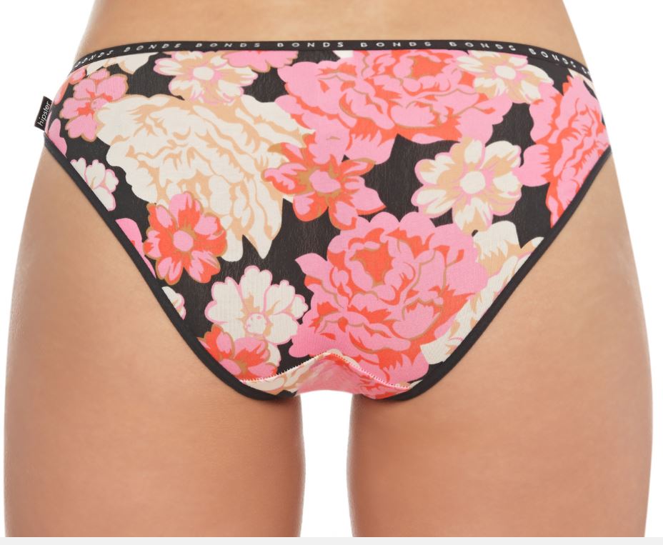 Bonds Womens Hipster Bikini Briefs Undies Underwear Bloom Escape Wuu9t - Blossom  Escape (VF5)