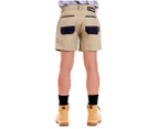 Tradie Men's Short Length Shorts - Khaki
